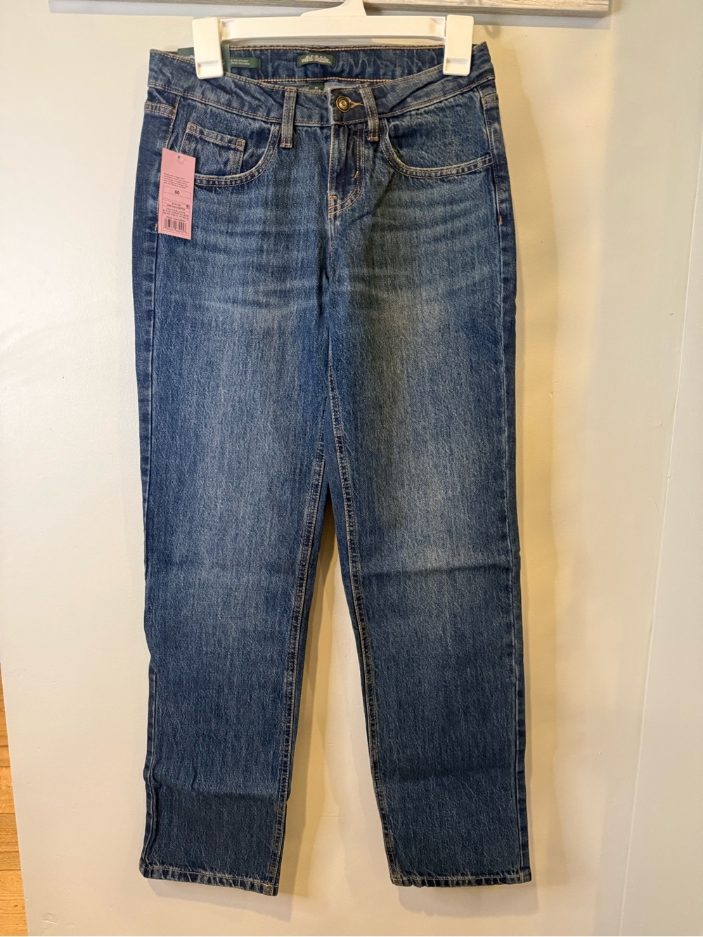 wild fable High-Rise Straight-Leg Jeans in Blue Wash